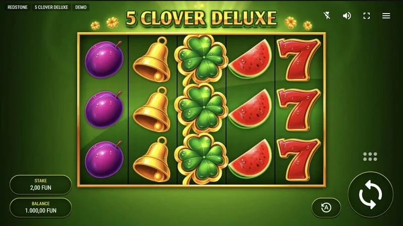 5 Clover Deluxe - екран за игра